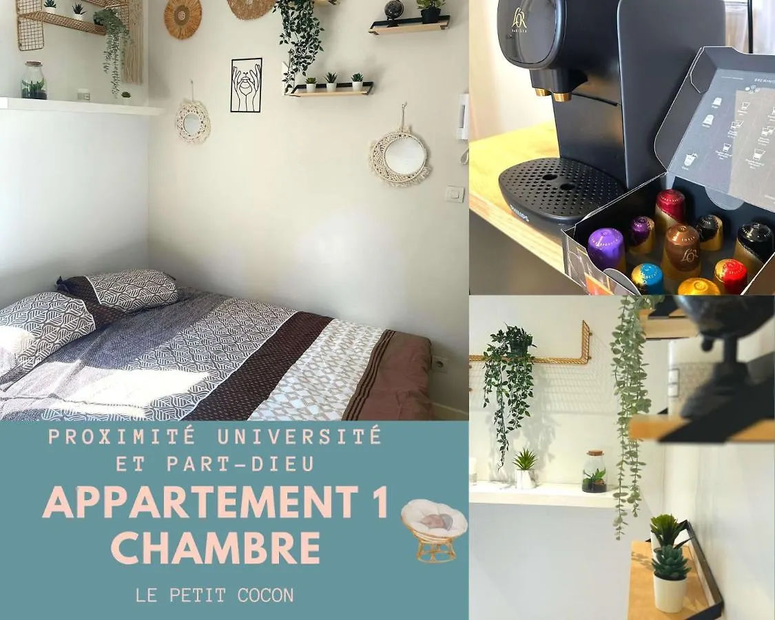 L'Oasis Cosy Appartement Villeurbanne